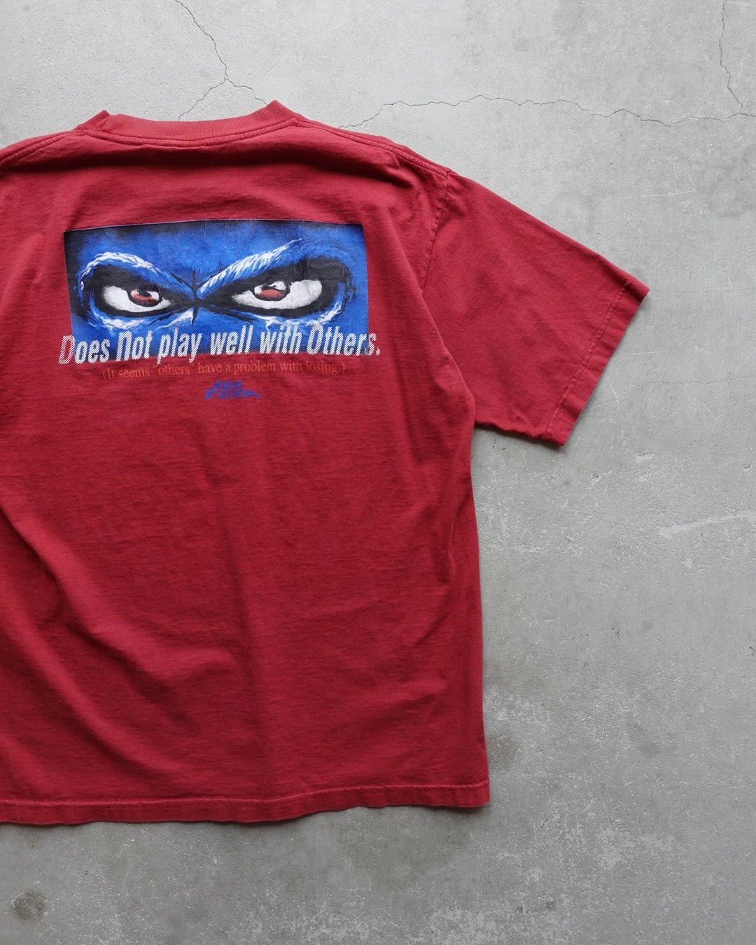 90s No Fear T-Shirt Red / Made in USA