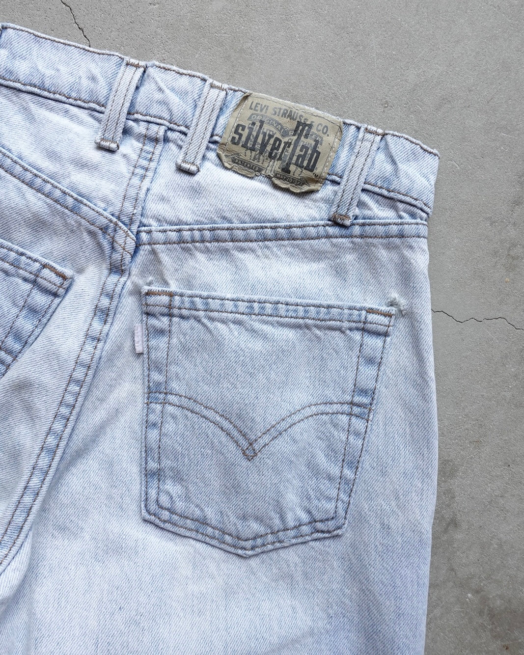 90s Levi's SilverTab Baggy Fit Denim W28 L30 / Made in USA