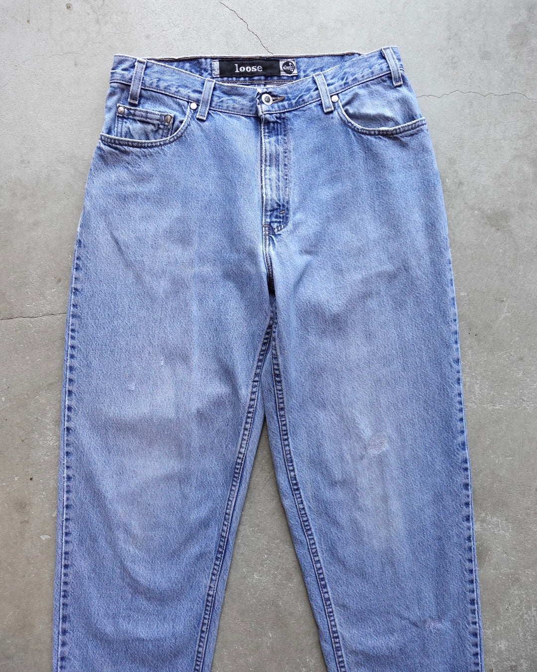 90s Levi's Loose Denim W32 L32 Light Indigo
