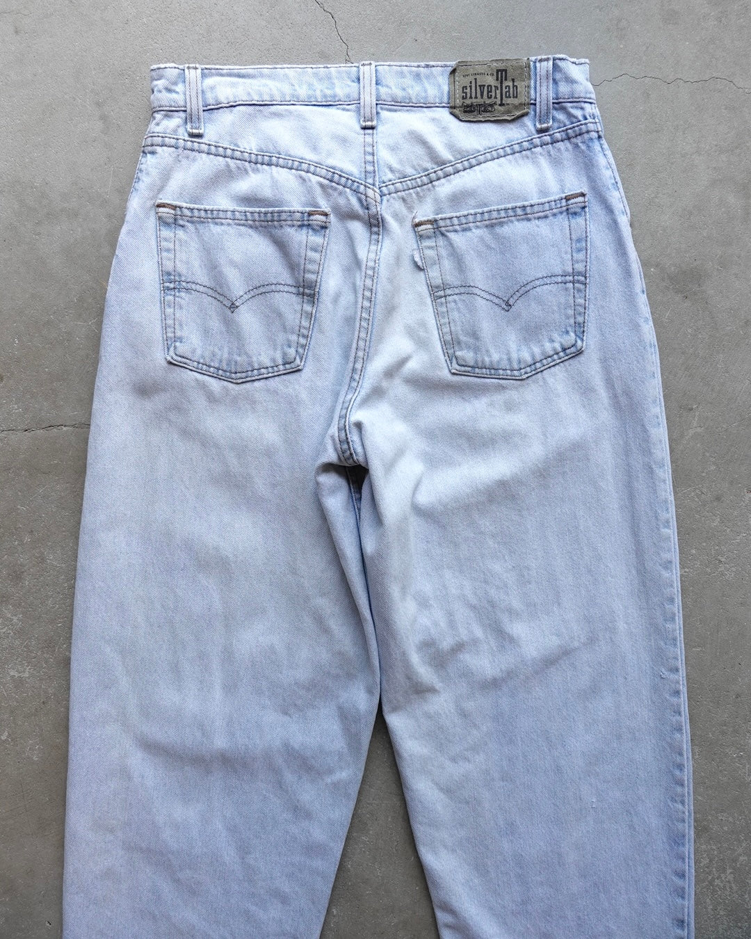 90s Levi's SilverTab Baggy Denim W30 L32 / Made in USA