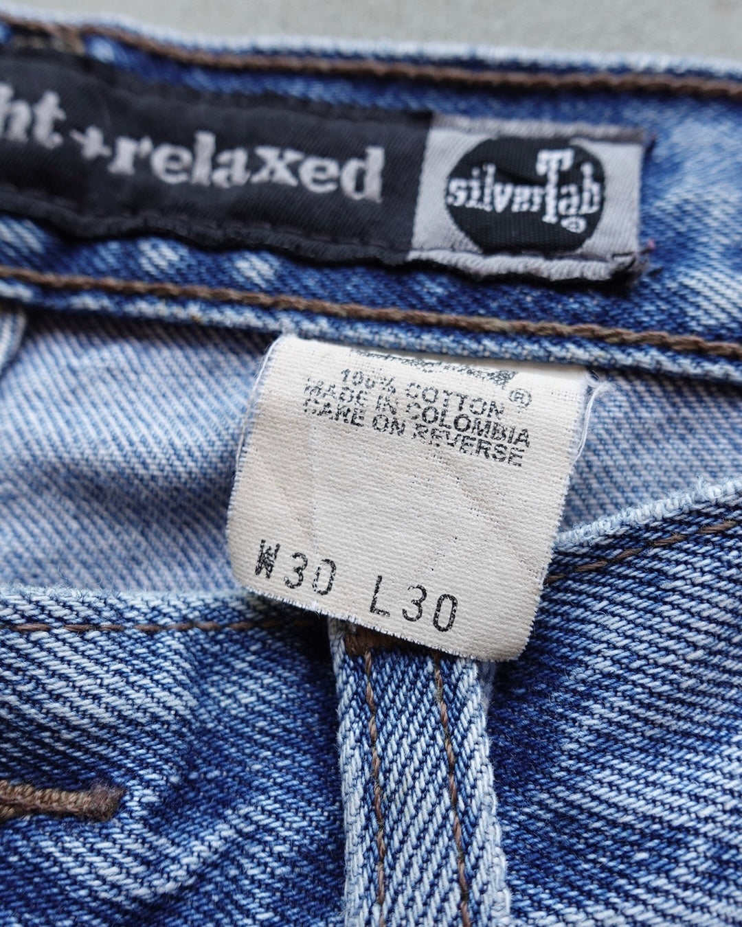 90s Levi's SilverTab Straight + Relaxed Denim W30 L30