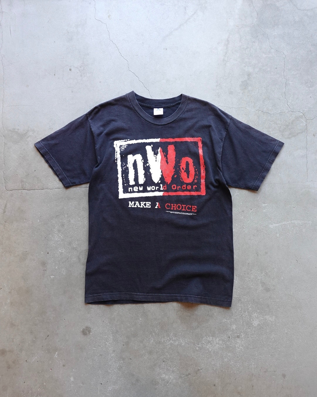 90s WCW nWo New World Order "Make a Choice" T-Shirt
