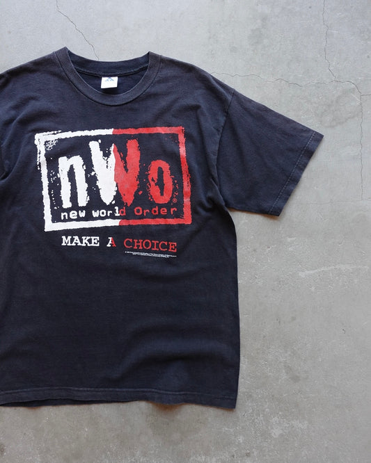 90s WCW nWo New World Order "Make a Choice" T-Shirt