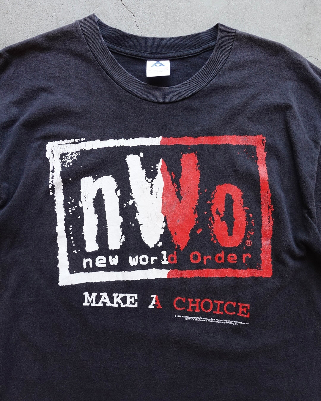 90s WCW nWo New World Order "Make a Choice" T-Shirt