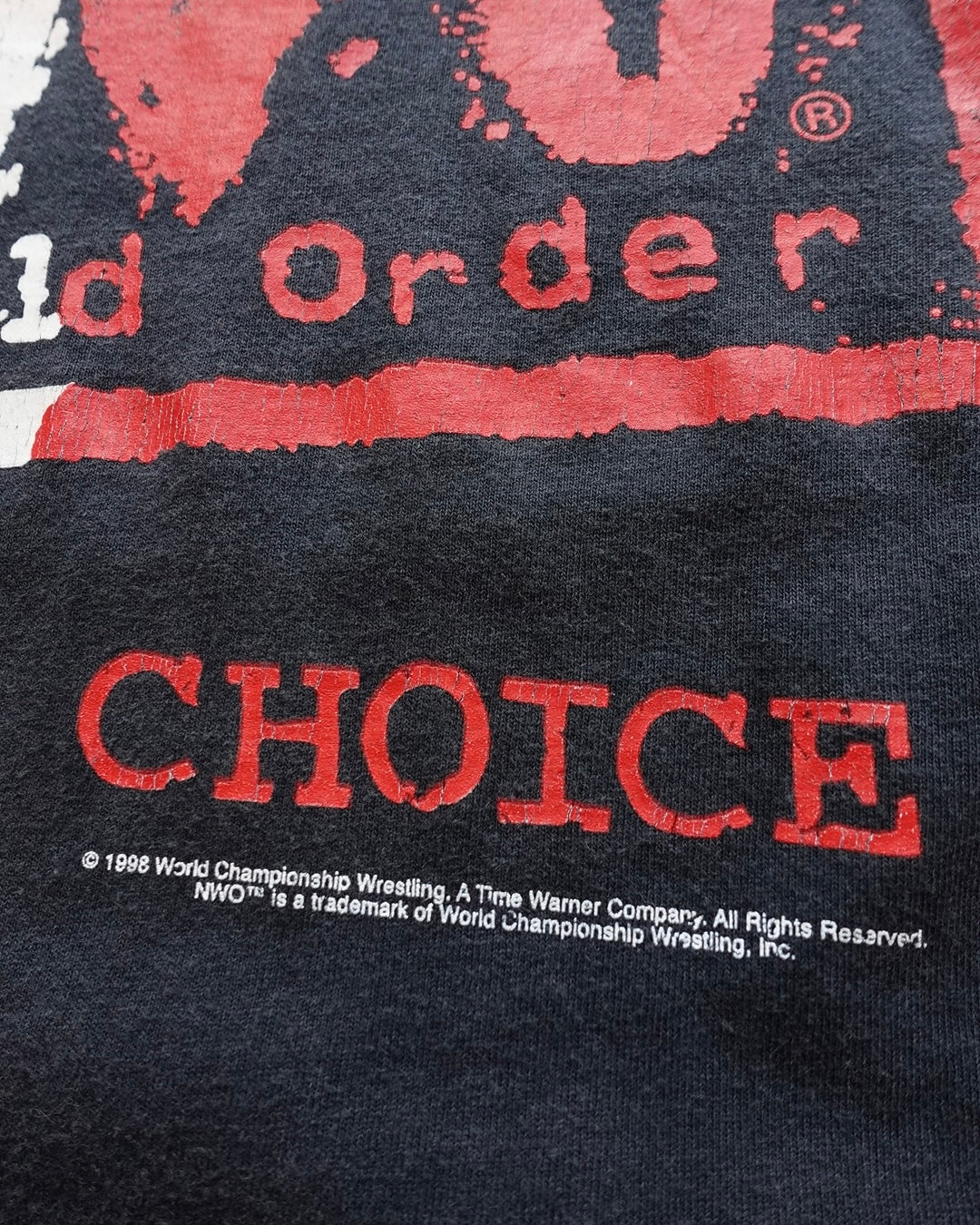90s WCW nWo New World Order "Make a Choice" T-Shirt