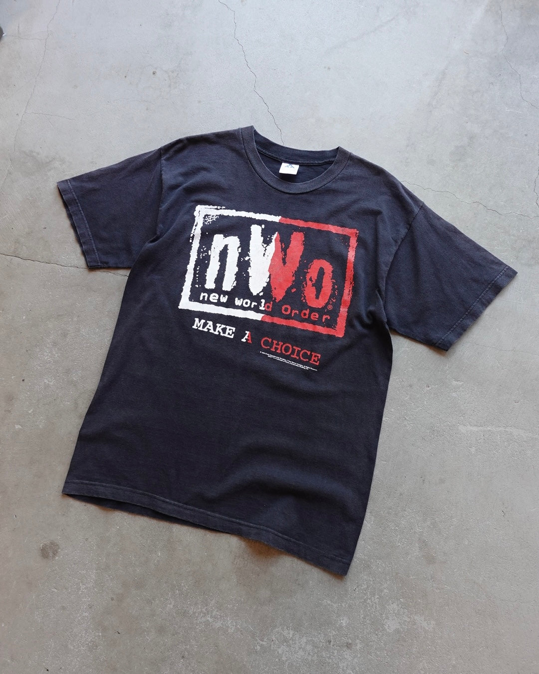 90s WCW nWo New World Order "Make a Choice" T-Shirt