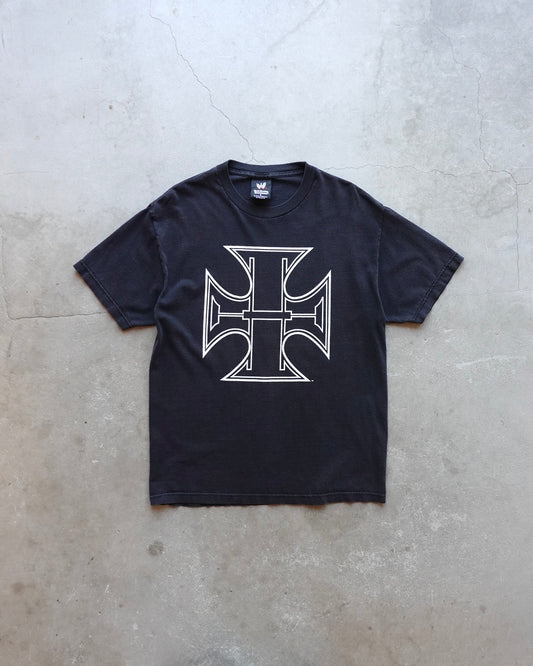 00s WWE Triple H Iron Cross Tee "No Hype Necessary"