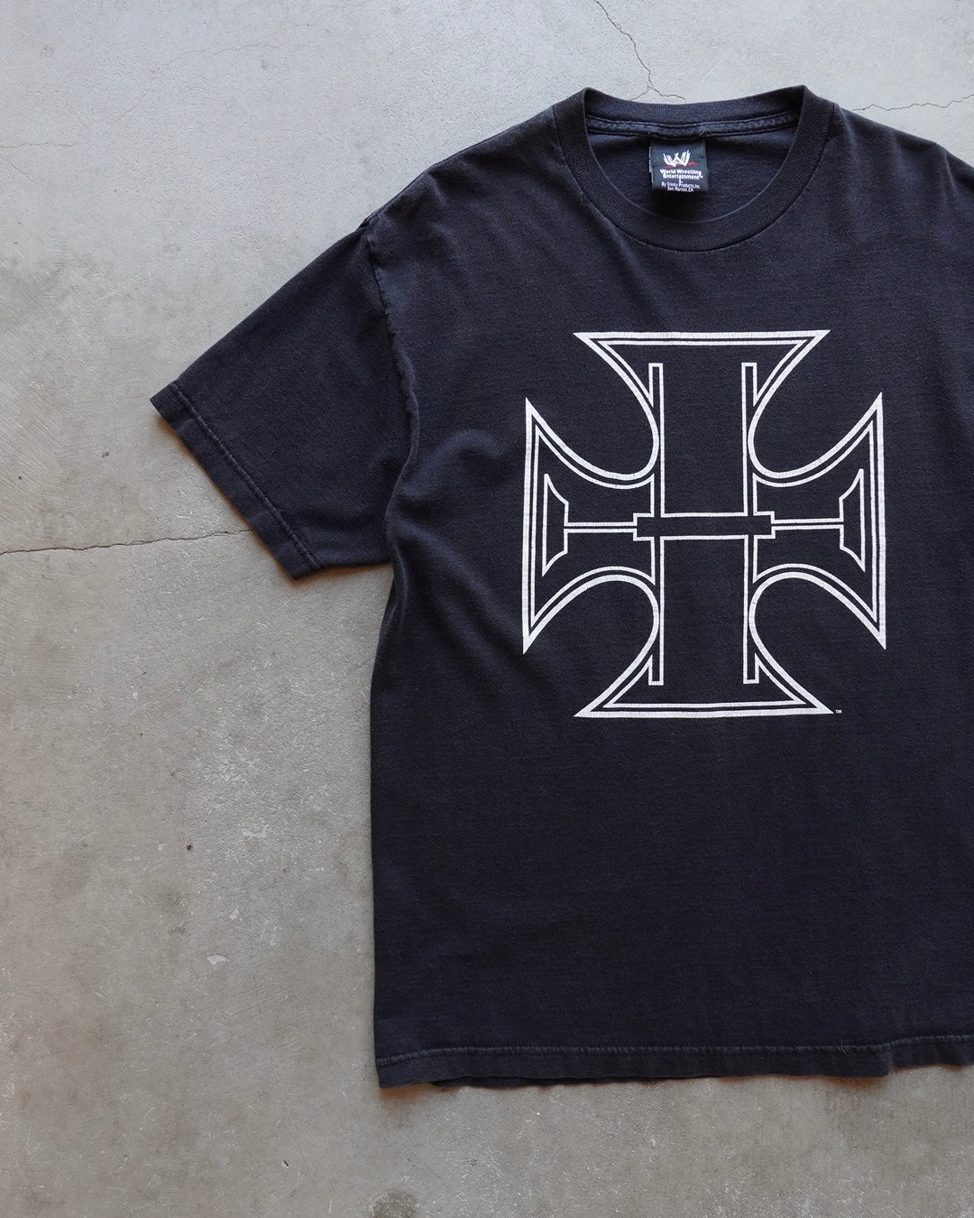 00s WWE Triple H Iron Cross Tee "No Hype Necessary"