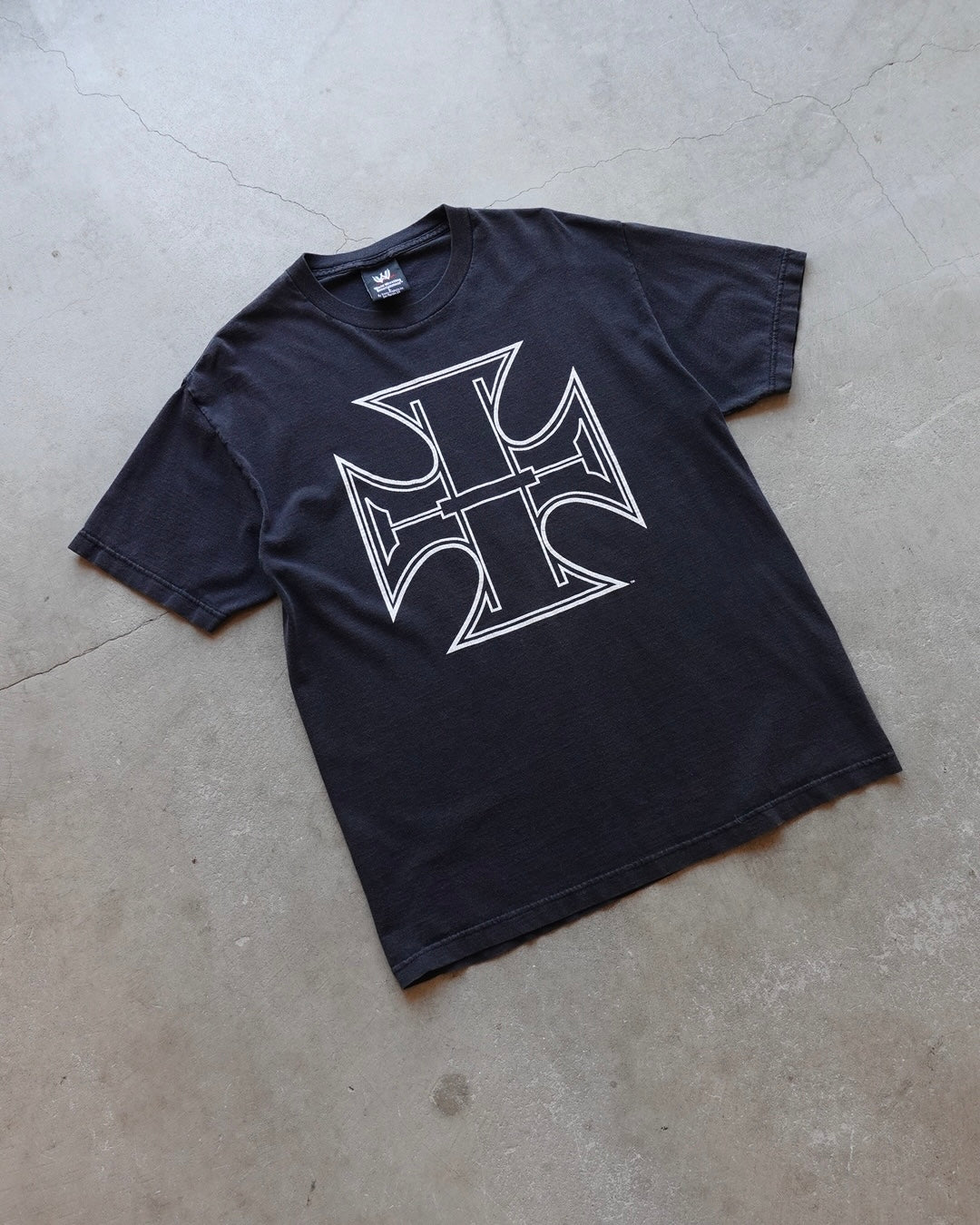 00s WWE Triple H Iron Cross Tee "No Hype Necessary"