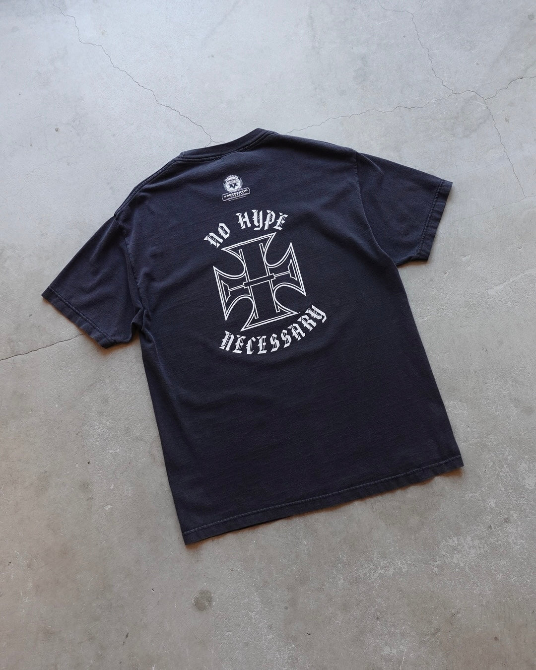 00s WWE Triple H Iron Cross Tee "No Hype Necessary"
