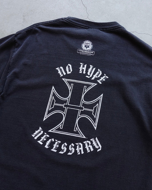 00s WWE Triple H Iron Cross Tee "No Hype Necessary"