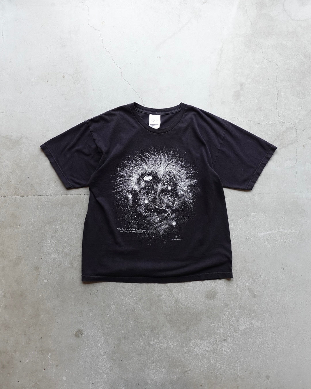 90s Einstein Galaxy Graphic T-Shirt