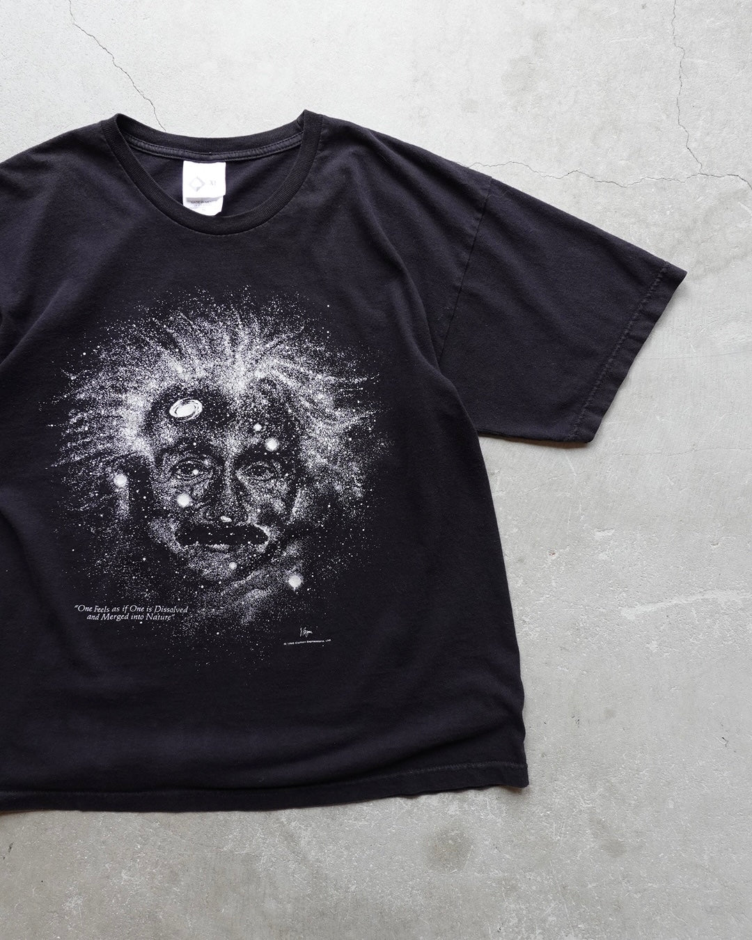 90s Einstein Galaxy Graphic T-Shirt