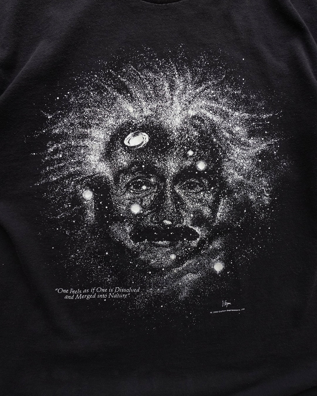 90s Einstein Galaxy Graphic T-Shirt