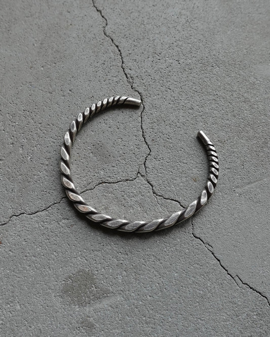 Karen Silver Twist Bangle