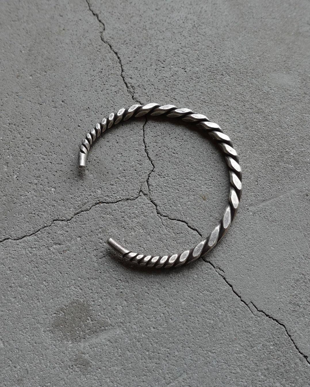 Karen Silver Twist Bangle
