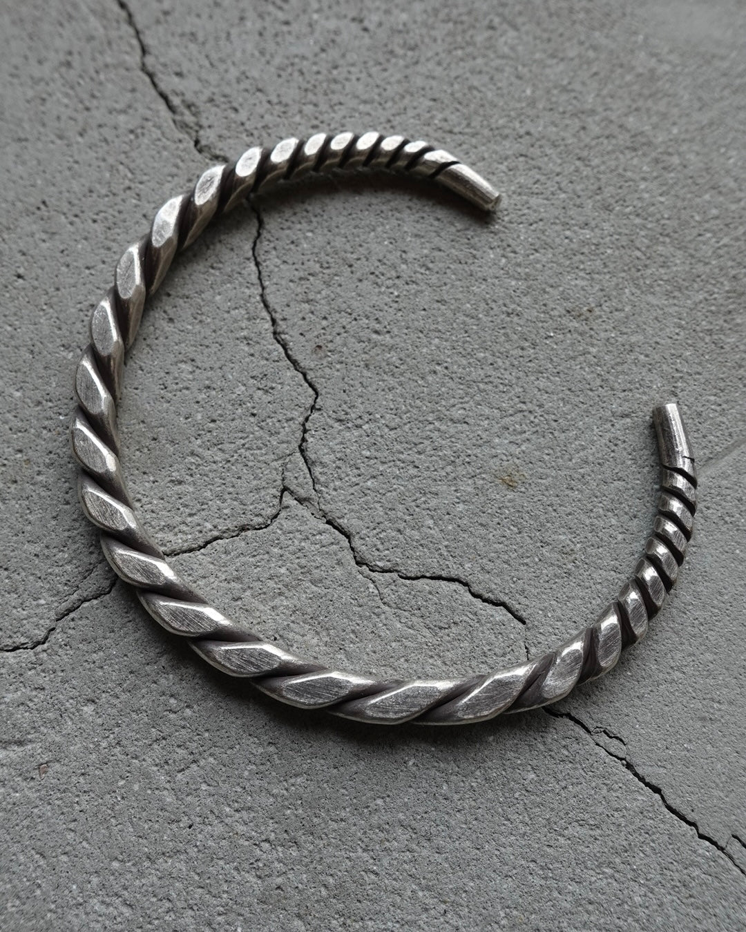 Karen Silver Twist Bangle