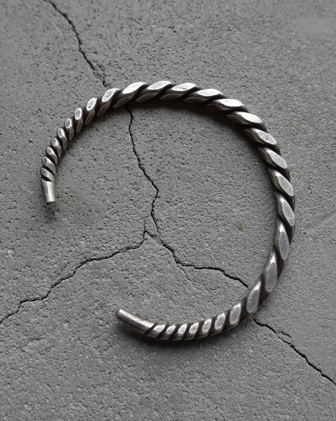 Karen Silver Twist Bangle
