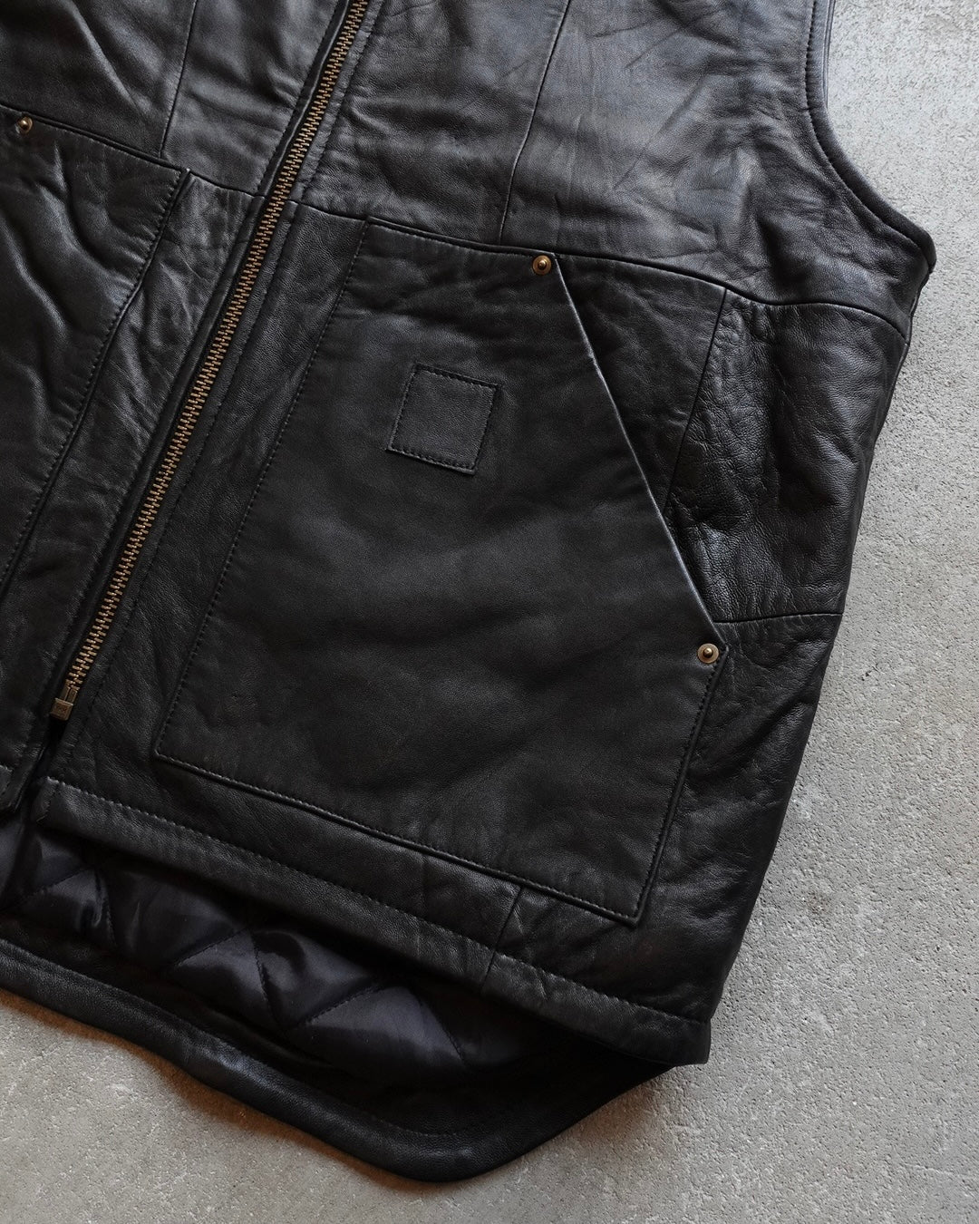 Remake Leather Vest