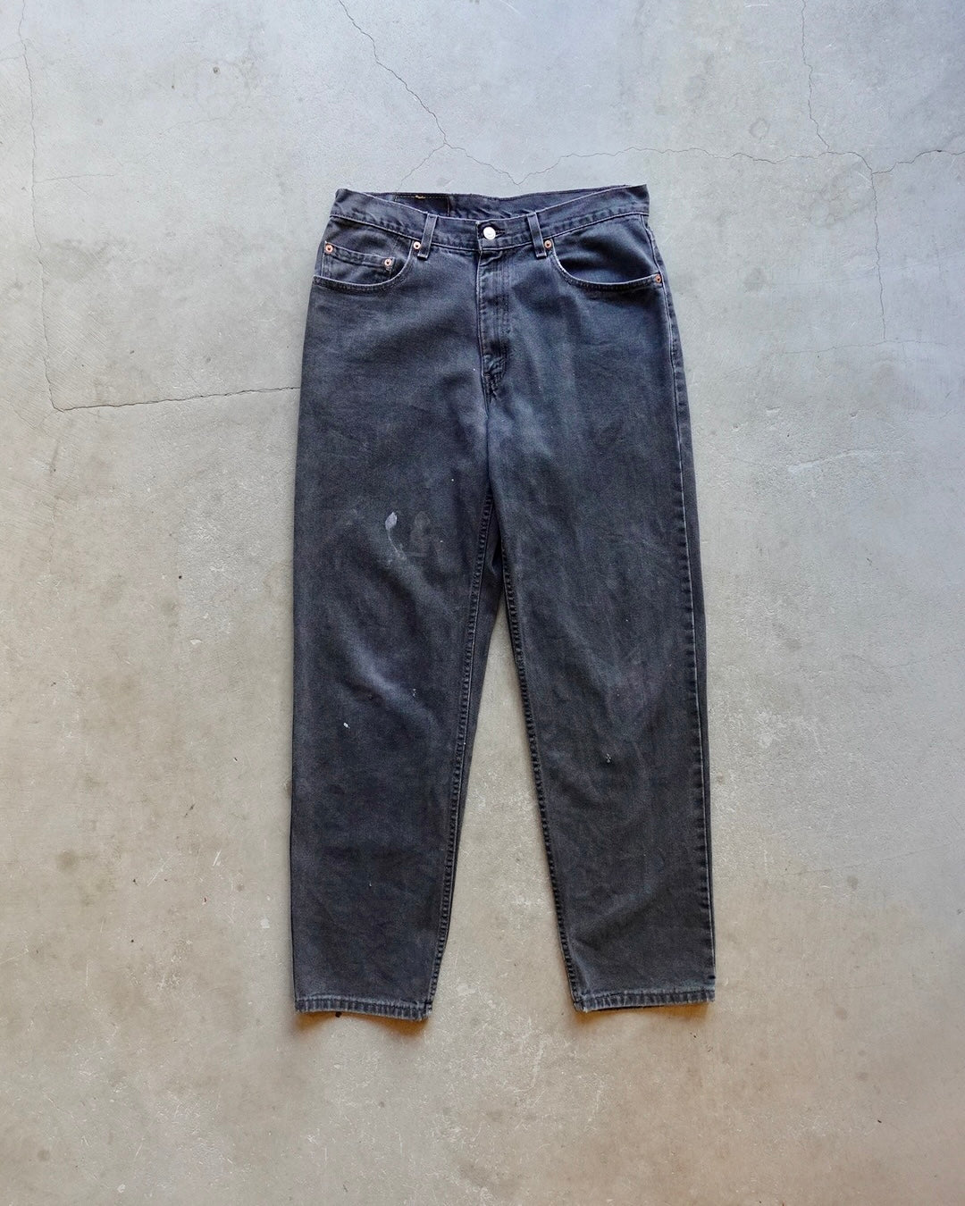 90s Levi's 550 Black Denim