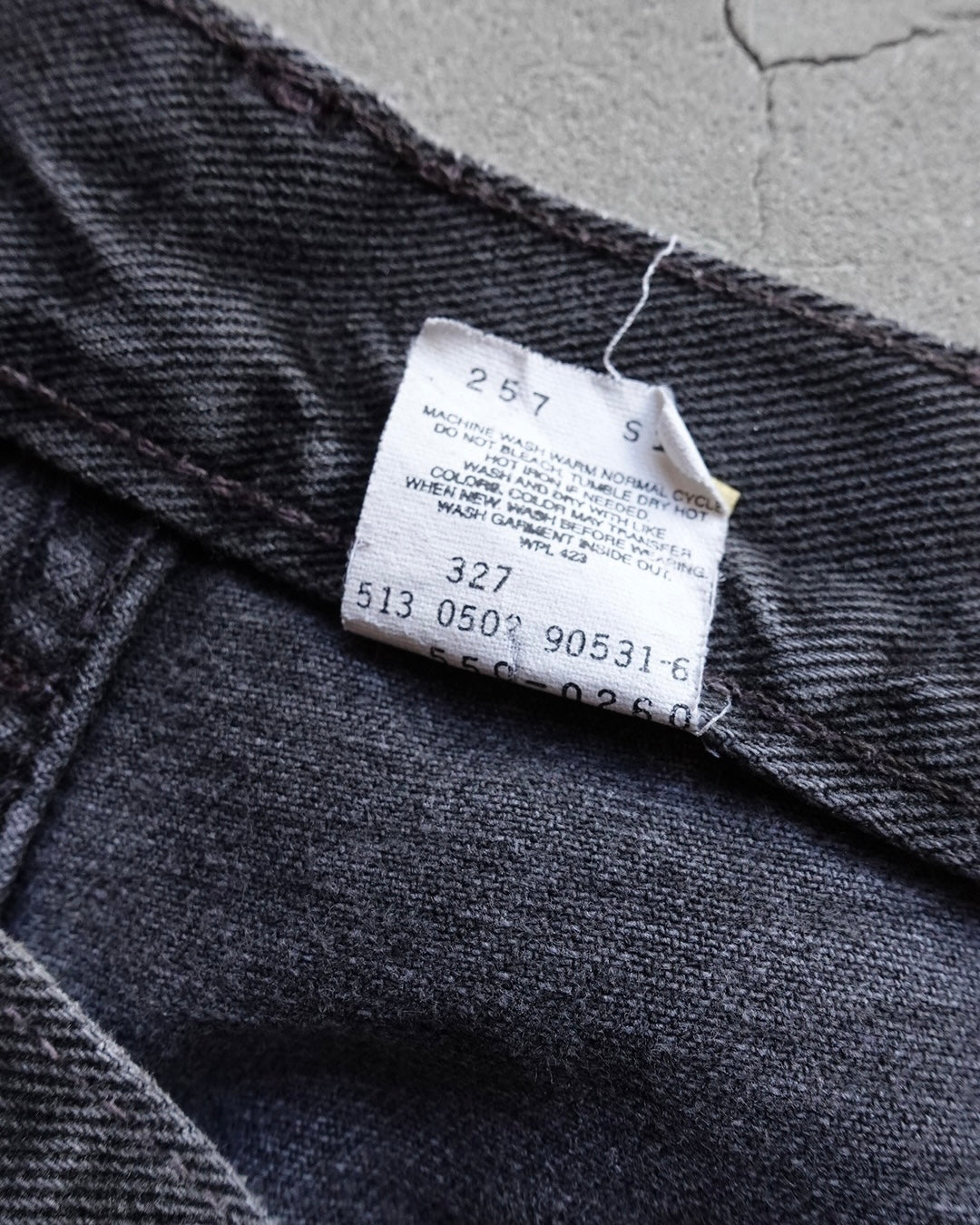 90s Levi's 550 Black Denim