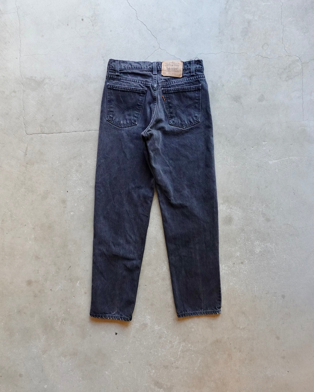 90s Levi's 555 Black Denim