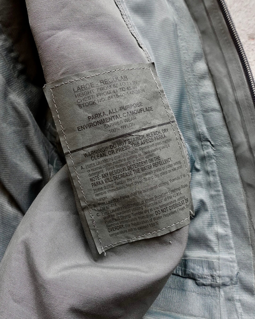 00s U.S. Air Force APECS ABU Digital Tiger Camo GORE-TEX Jacket