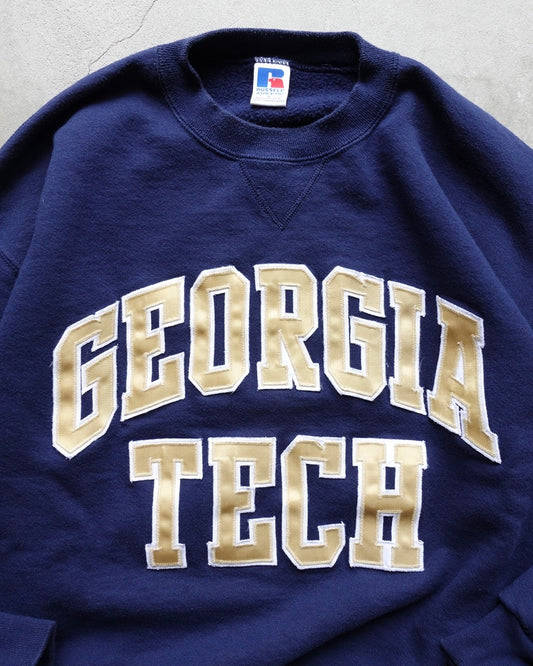90s Russell Athletic Crewneck Sweat "GEORGIA TECH"