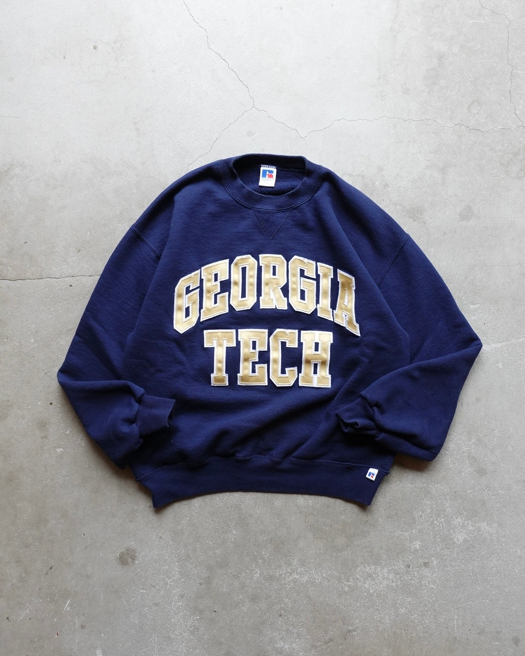 90s Russell Athletic Crewneck Sweat "GEORGIA TECH"