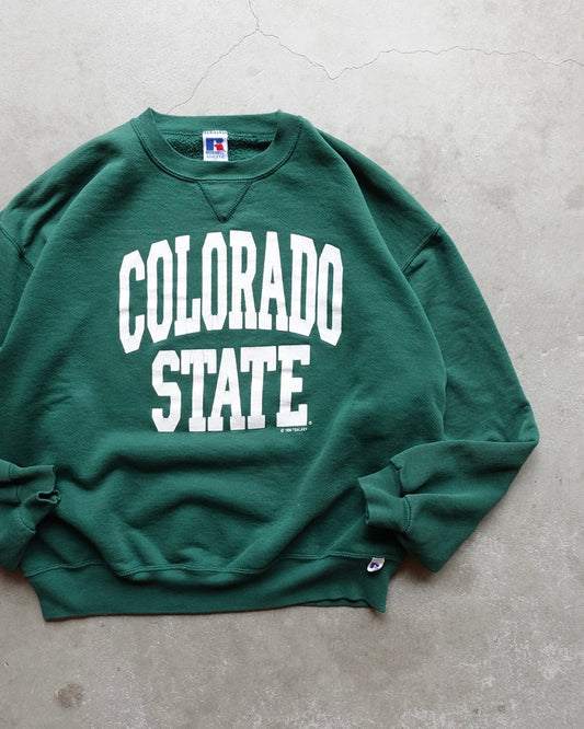 90s Russell Athletic Crewneck Sweat "COLORADO STATE"
