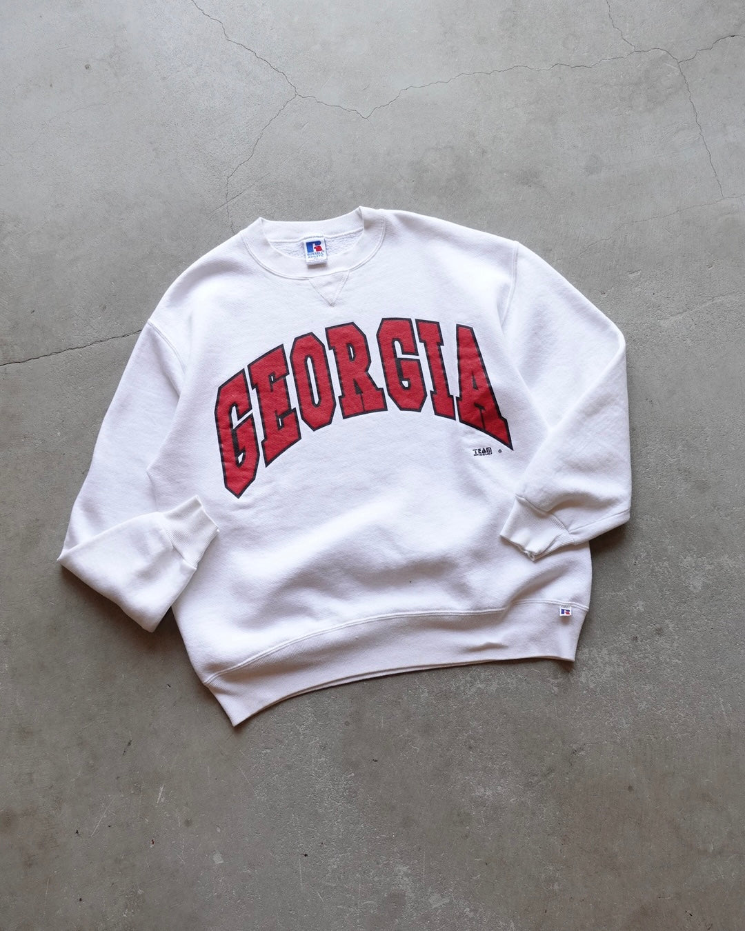 90s Russell Athletic Crewneck Sweat "GEORGIA"