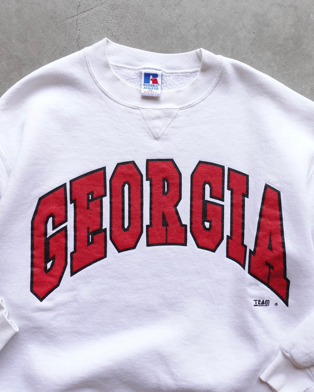 90s Russell Athletic Crewneck Sweat "GEORGIA"