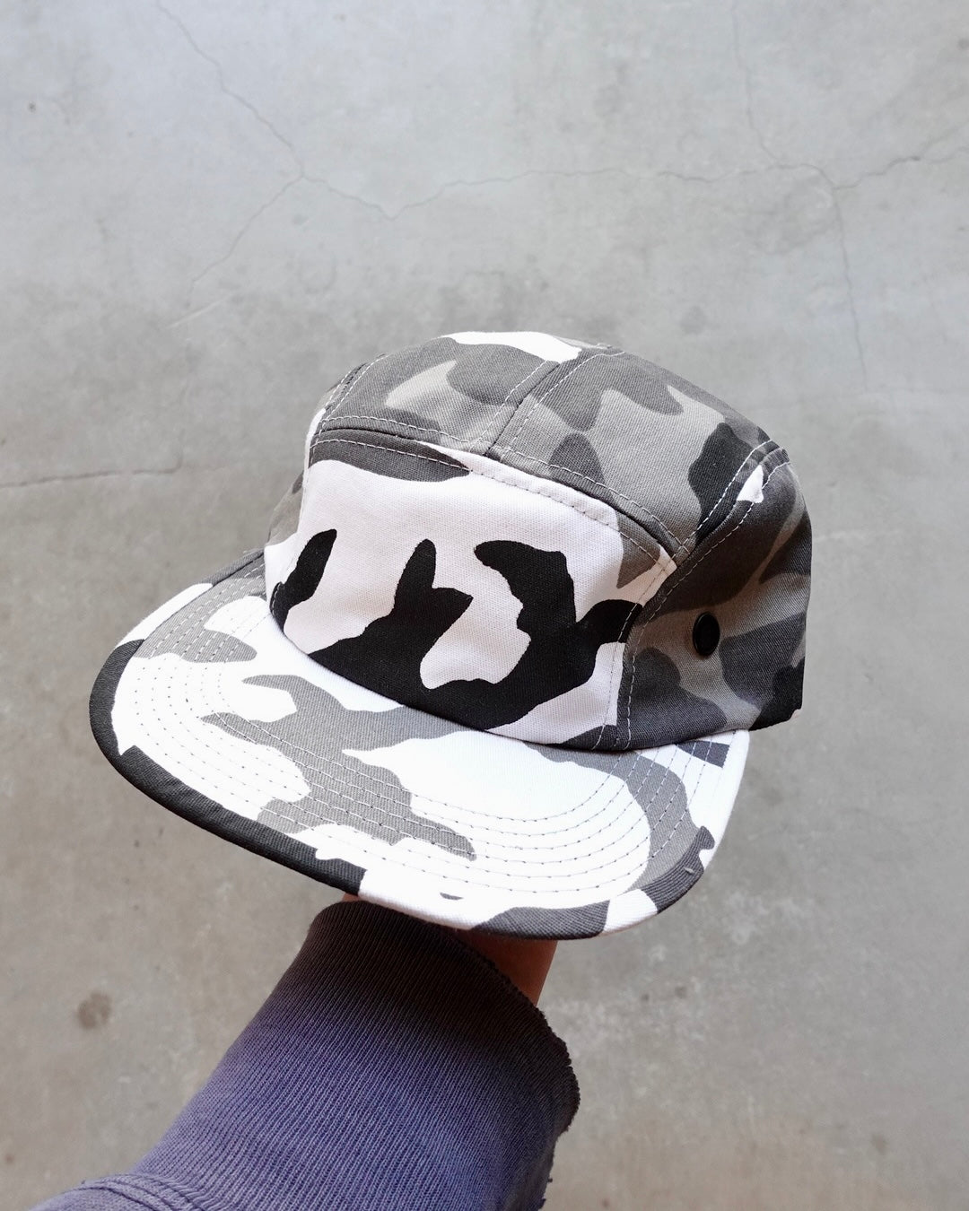 Deadstock 5 Panel Jet Cap "Layered Camo" Made in USA #1