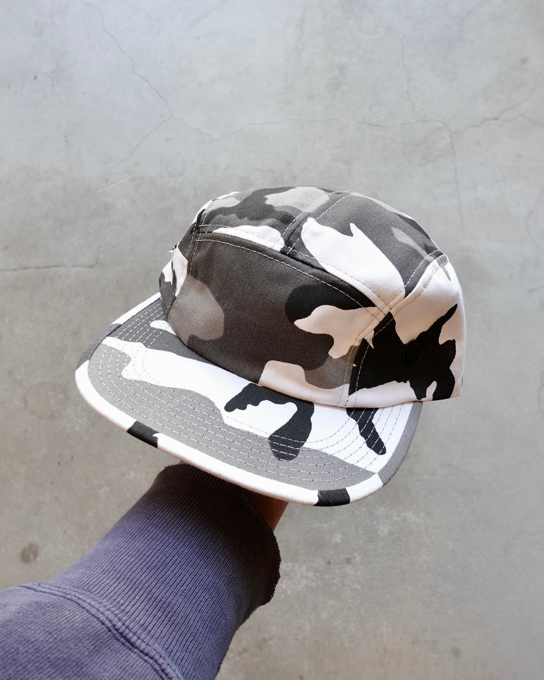 Deadstock 5 Panel Jet Cap "Layered Camo" Made in USA #2