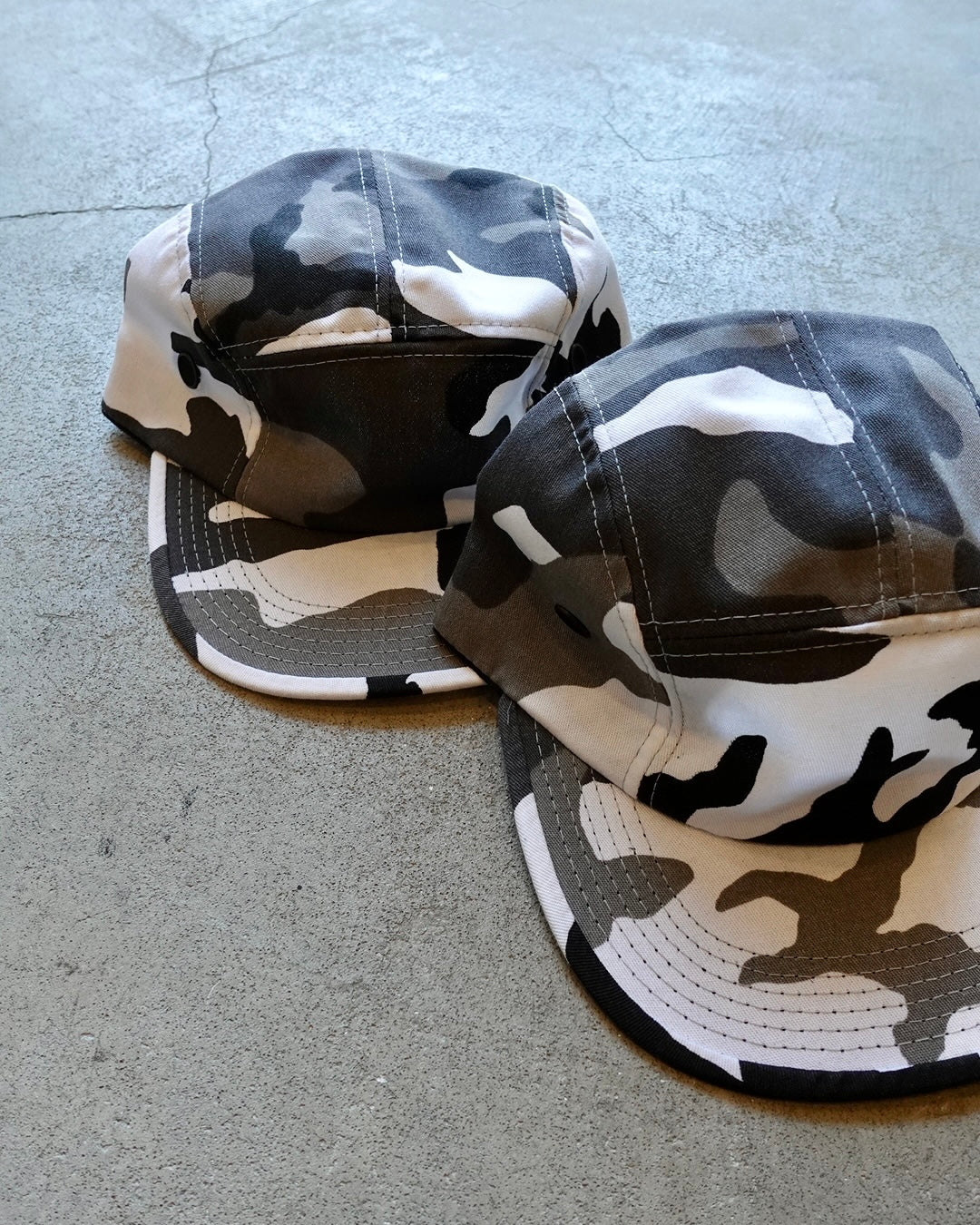 Deadstock 5 Panel Jet Cap "Layered Camo" Made in USA #1
