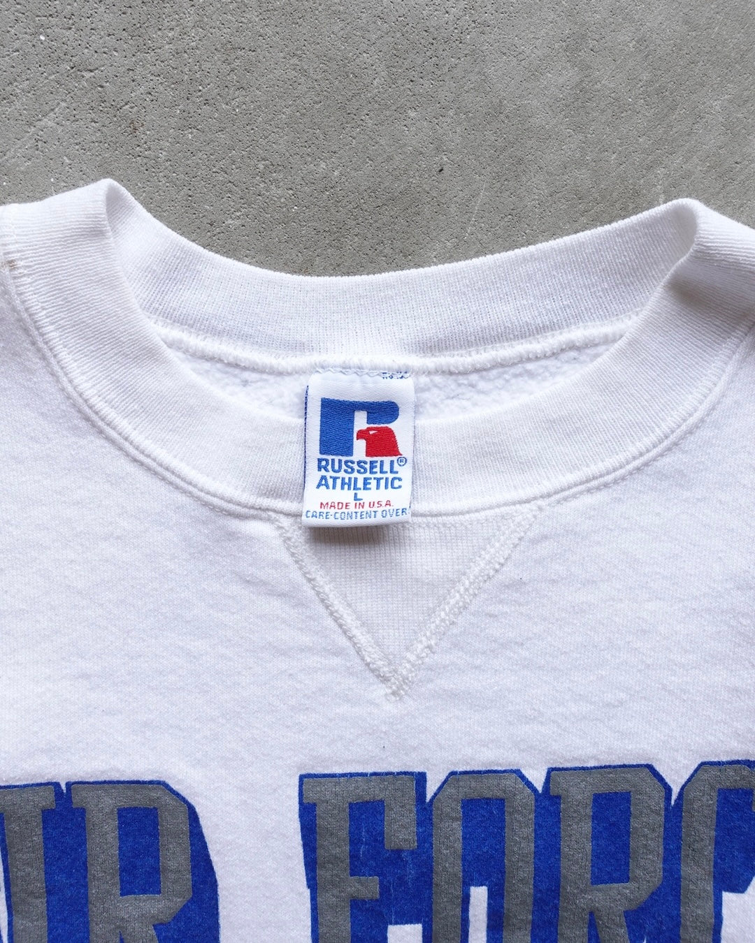 90s Russell Athletic Crewneck Sweat "AIRFORCE"