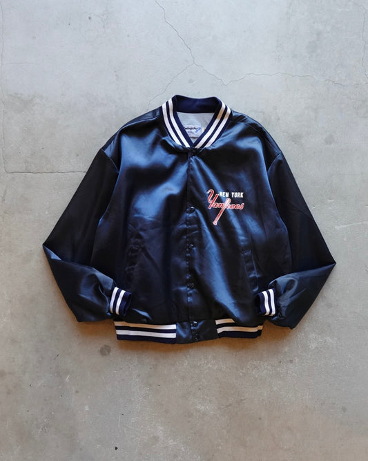 90s New York Yankees Nylon Stadium Jacket Made in USA