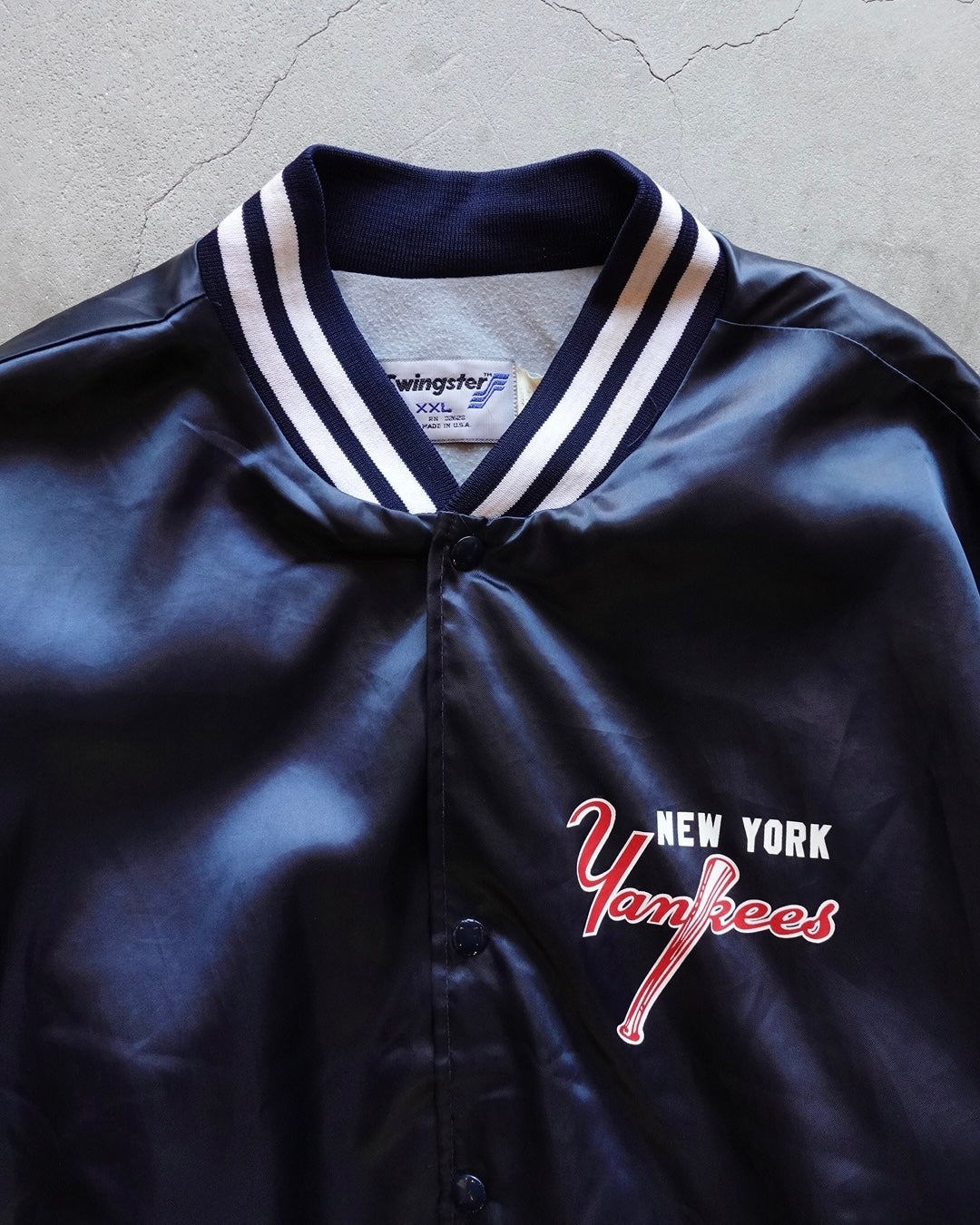 90s New York Yankees Nylon Stadium Jacket Made in USA
