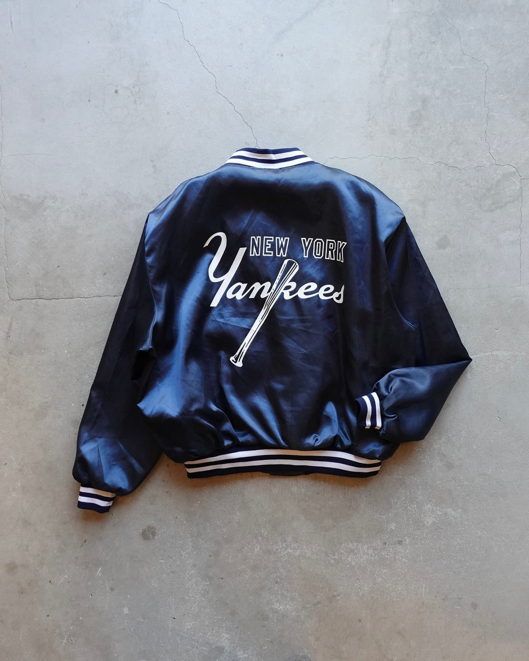 90s New York Yankees Nylon Stadium Jacket Made in USA