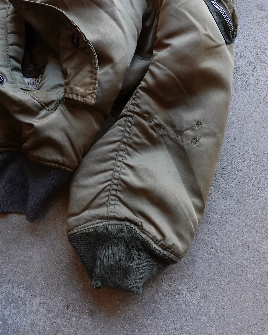 80s ALPHA MA-1 Jacket Made in USA