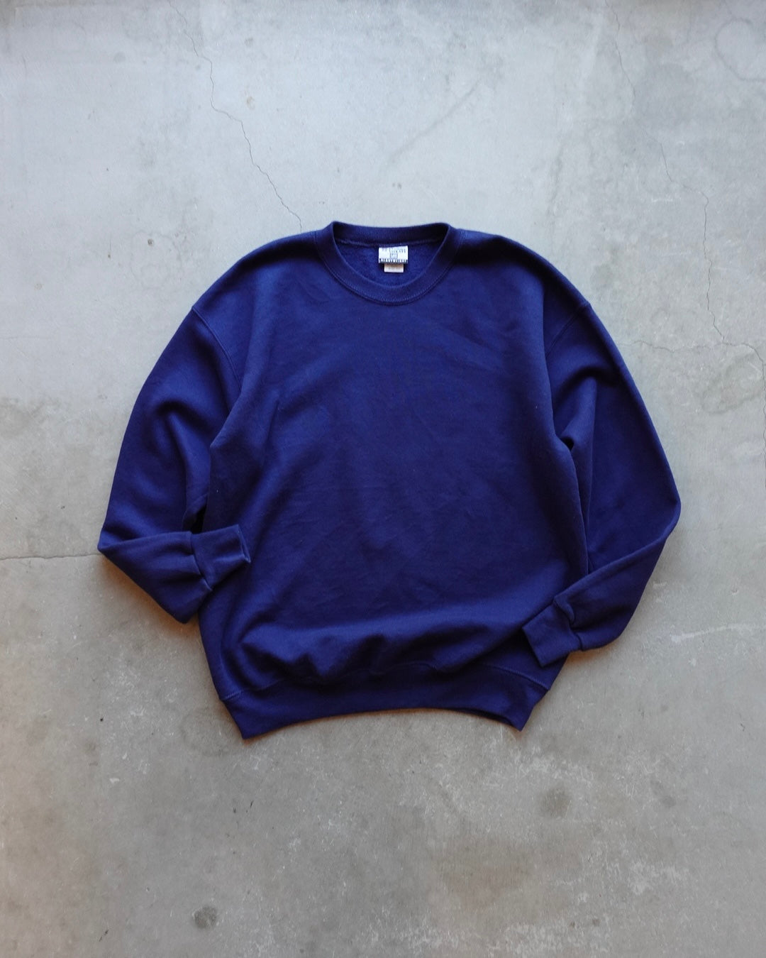 90s Lee "STURDY SWEATS" Crewneck Sweat - Navy