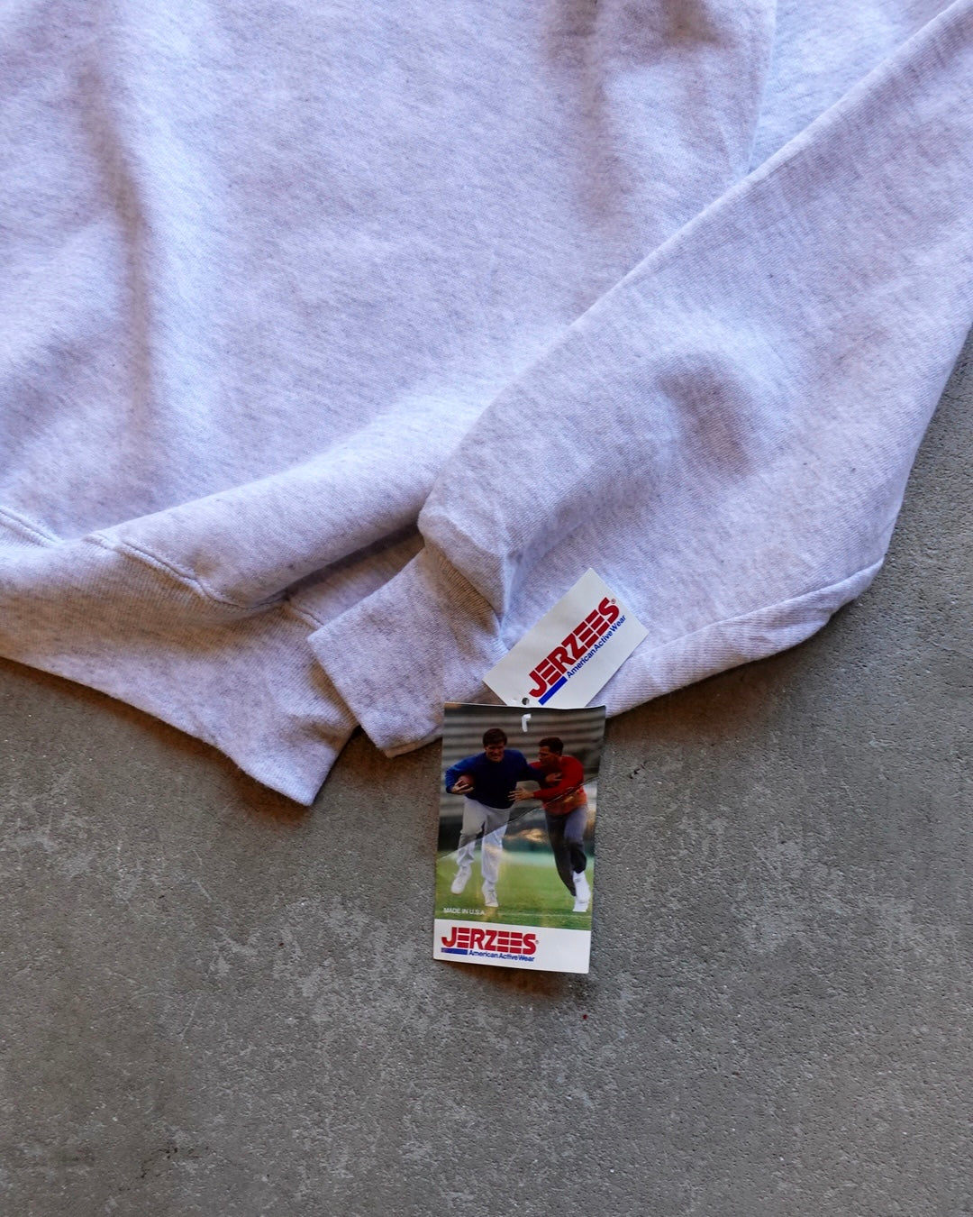 90s JERZEES Crewneck Sweat - Silver Gray