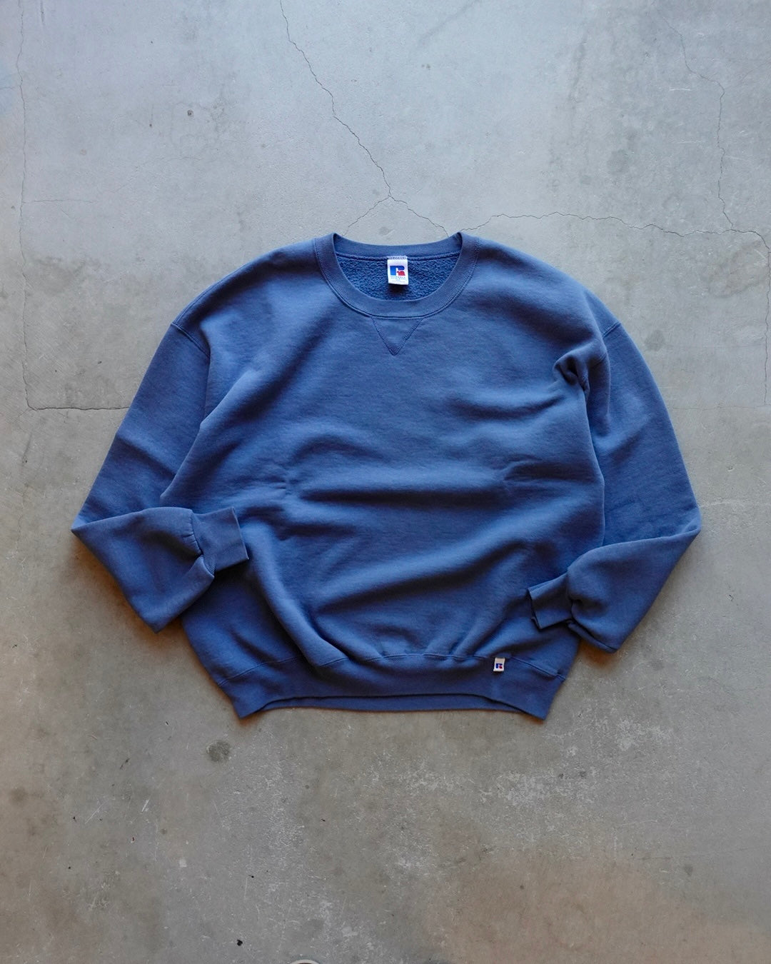 90s Russell Athletic Crewneck Sweat - Dusty Blue