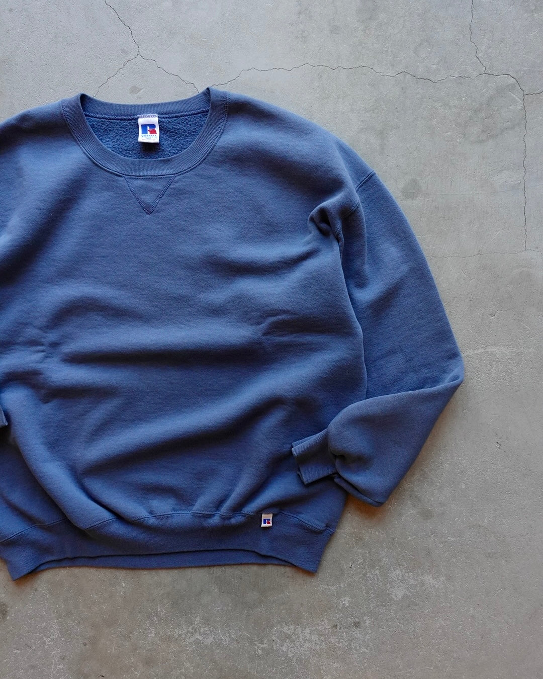 90s Russell Athletic Crewneck Sweat - Dusty Blue