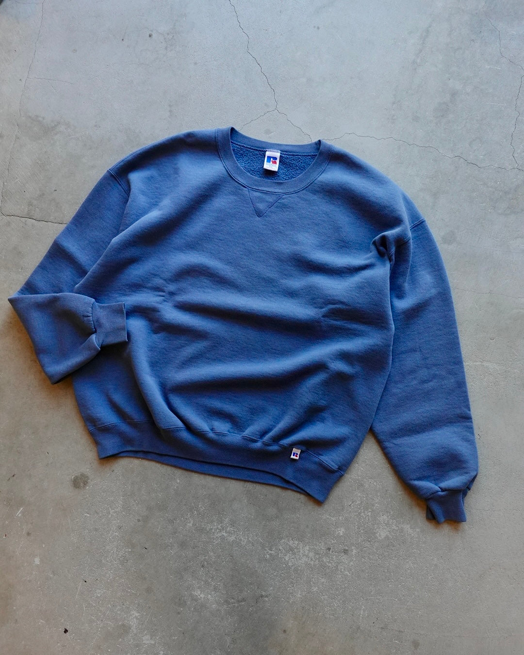 90s Russell Athletic Crewneck Sweat - Dusty Blue