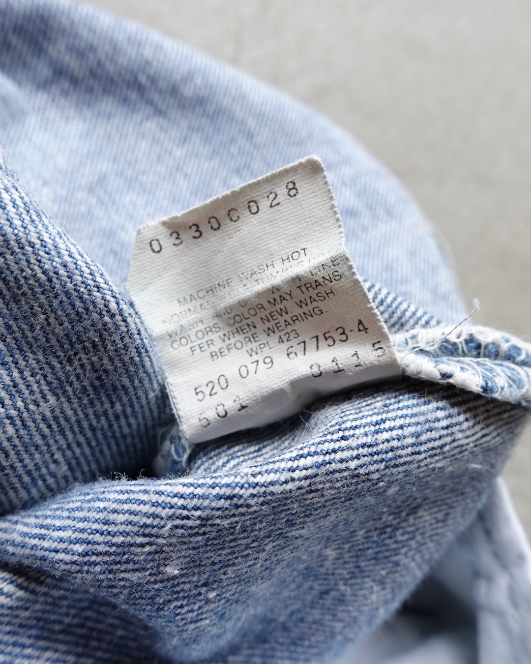 80s Levi's 501 Denim Jeans