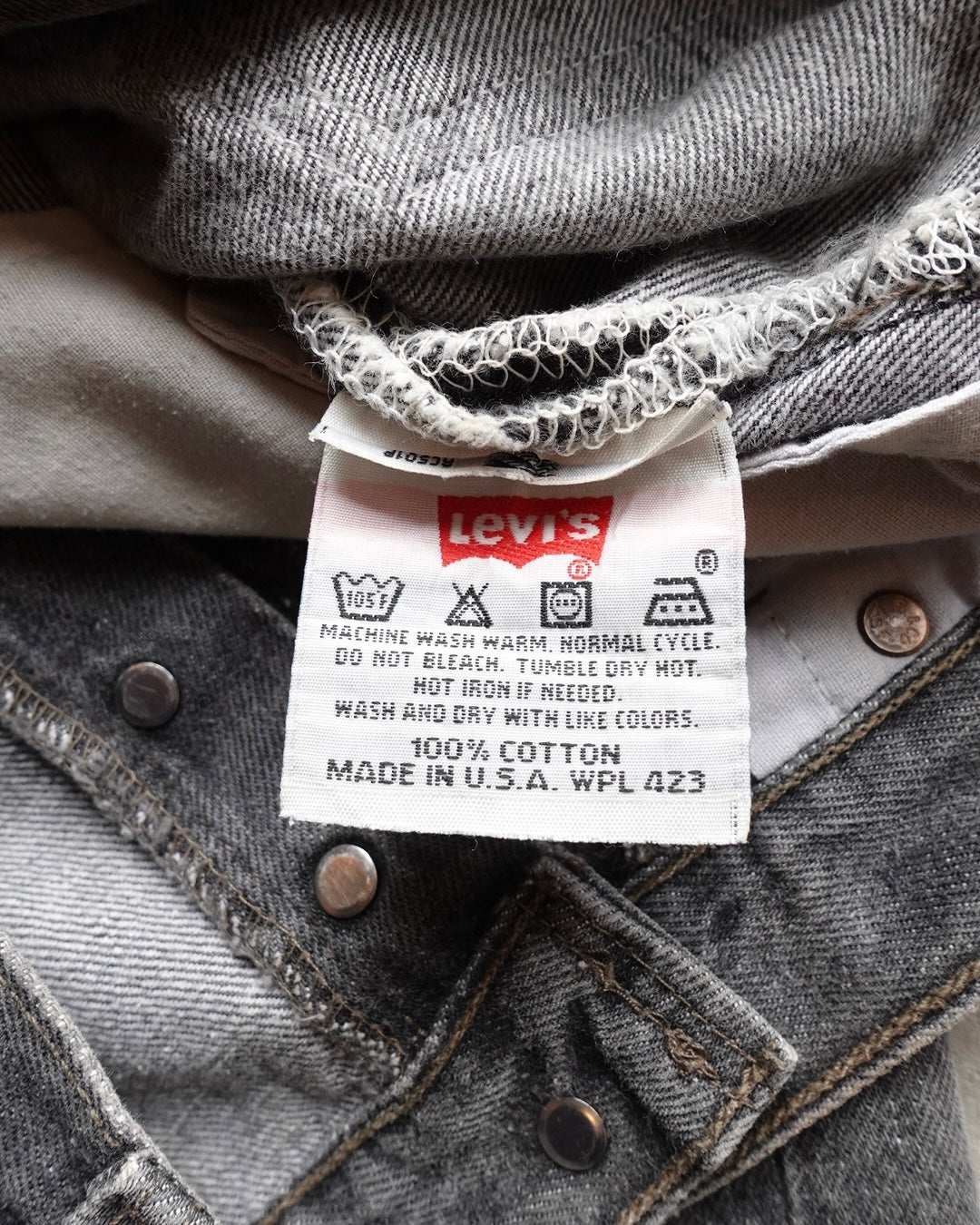90s Levi's 501 Black Denim Jeans