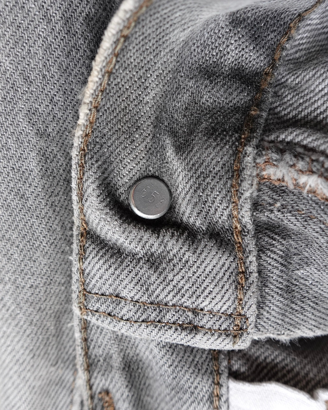 80s Levi's 501 Black Denim Cut-Off
