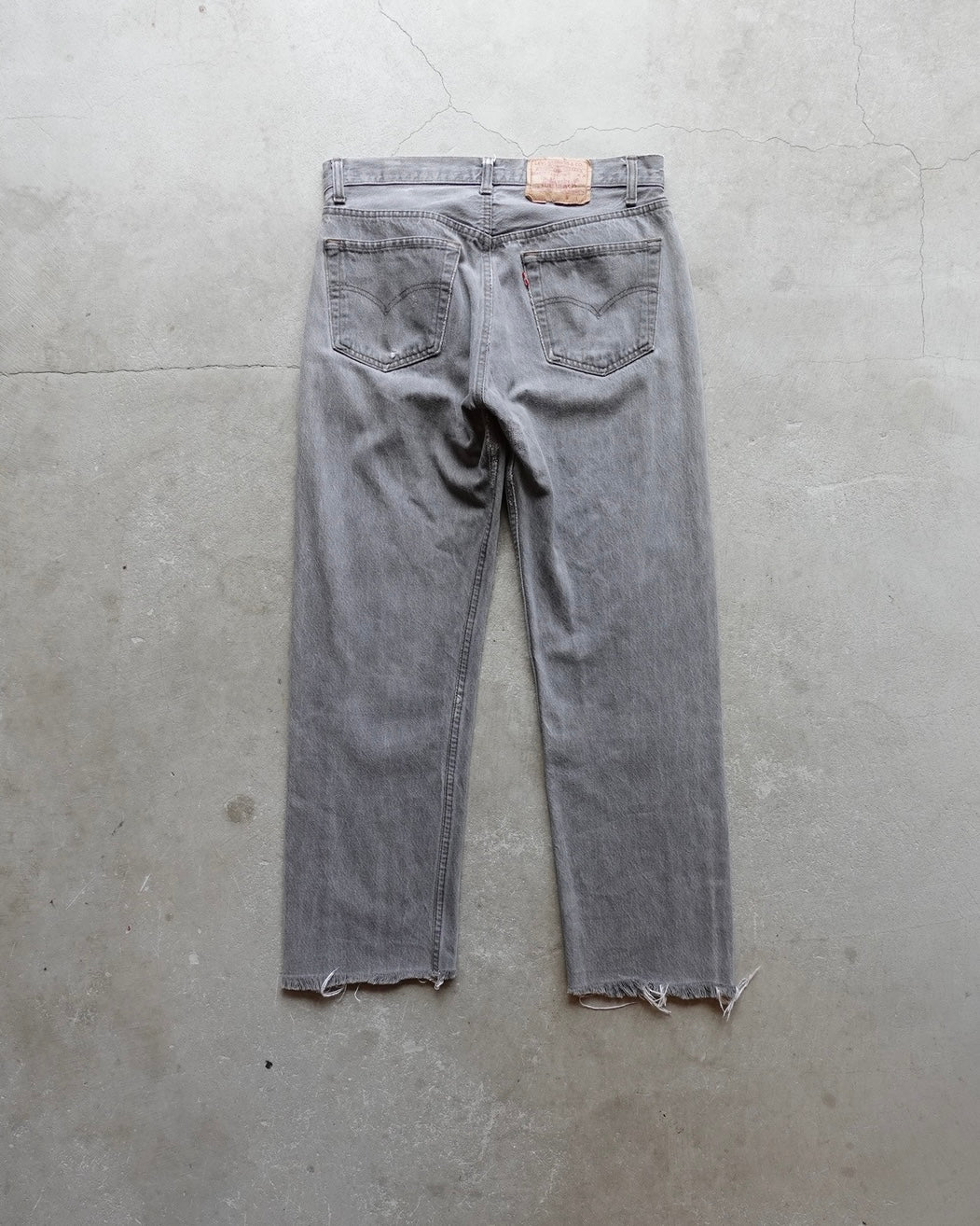 80s Levi's 501 Black Denim Cut-Off
