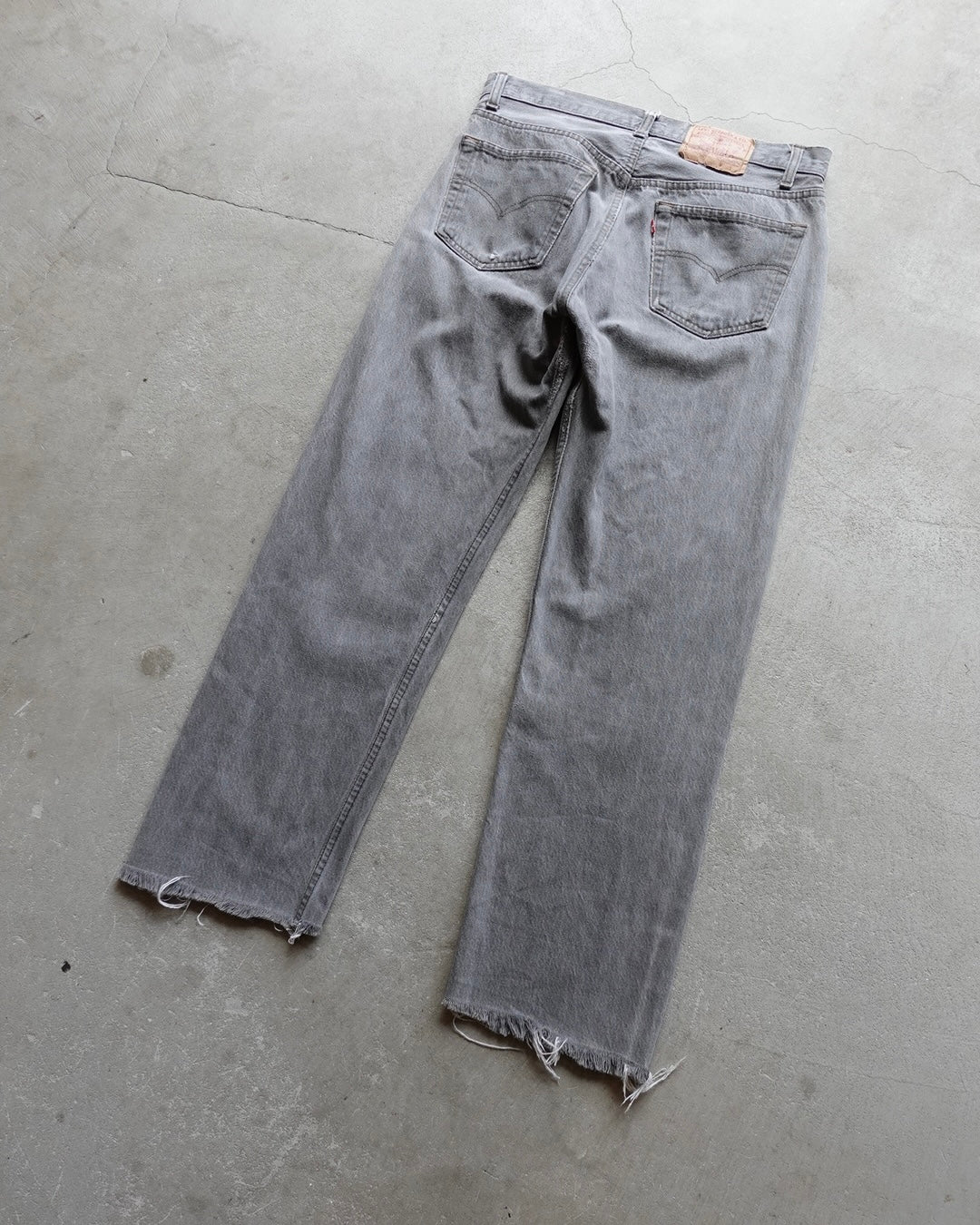 80s Levi's 501 Black Denim Cut-Off